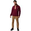 Columbia Men’s Helvetia II Half Snap Fleece(Rich Wine)