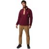 Columbia Men’s Helvetia II Half Snap Fleece(Rich Wine)
