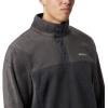 Columbia mens Steens Mountain Half Snap(Charcoal Heather/Shark)
