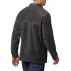 Columbia mens Steens Mountain Half Snap(Charcoal Heather/Shark)