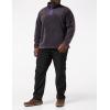 Columbia mens Steens Mountain Half Snap(Dark Purple/Soft Purple)