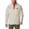 Columbia mens Steens Mountain Half Snap(Dark Stone/Warp Red)
