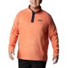 Columbia mens Steens Mountain Half Snap(Desert Orange/Collegiate Navy)