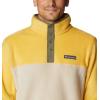 Columbia mens Steens Mountain Half Snap(Golden Nugget/Anct Fssl/Stone Green)