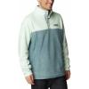 Columbia mens Steens Mountain Half Snap(Ice Green/Metal/Niagara)