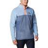 Columbia mens Steens Mountain Half Snap(Jet Stream/Dark Mountain/Summer Peach)