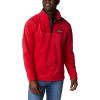 Columbia mens Steens Mountain Half Snap(Mountain Red/Elderberry)