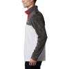 Columbia mens Steens Mountain Half Snap(Nimbus Grey/Shark/Mountain Red)