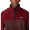 Columbia mens Steens Mountain Half Snap(Red Lodge/Red Jasper/Black)