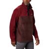 Columbia mens Steens Mountain Half Snap(Red Lodge/Red Jasper/Black)