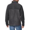 Columbia mens Steens Mountain Half Snap(Shark/Charcoal Heather/Pink Agave)