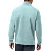 Columbia mens Steens Mountain Half Snap(Sky Blue/Dark Mountain)