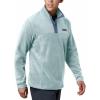 Columbia mens Steens Mountain Half Snap(Sky Blue/Dark Mountain)
