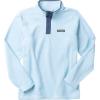 Columbia mens Steens Mountain Half Snap(Sky Blue/Dark Mountain)