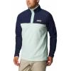 Columbia mens Steens Mountain Half Snap(Spray/Collegiate Navy/Spray)