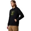Columbia mens Trek Hoodie(Black/Linework C Badge)
