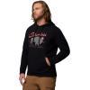 Columbia mens Trek Hoodie(Black/Retro Roamer)