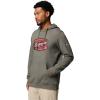 Columbia mens Trek Hoodie(Charcoal Heather/Columbia Badge Label)