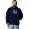 Columbia mens Trek Hoodie(Collegiate Navy/Linework C Badge)