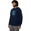 Columbia mens Trek Hoodie(Collegiate Navy/Linework C Badge)