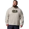 Columbia mens Trek Hoodie(Dark Stone/Columbia Badge Label)