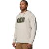 Columbia mens Trek Hoodie(Dark Stone/Columbia Badge Label)