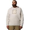 Columbia mens Trek Hoodie(Dark Stone/Linework C Badge)