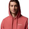 Columbia mens Trek Hoodie(Washed Red/Csc Sleeve Logo)