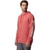 Columbia mens Trek Hoodie(Washed Red/Csc Sleeve Logo)