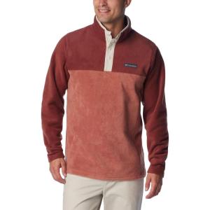 Columbia mens Steens Mountain Half Snap(Auburn/Spice/Dark Stone)