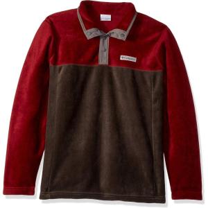 Columbia mens Steens Mountain Half Snap(Buffalo  Red Jasper  City Grey)