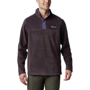 Columbia mens Steens Mountain Half Snap(Dark Purple/Soft Purple)