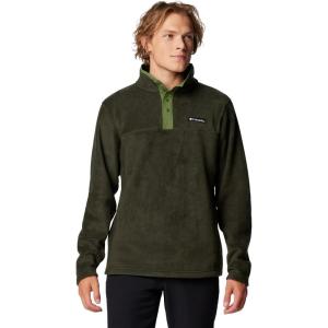 Columbia mens Steens Mountain Half Snap(Greenscape/Canteen)