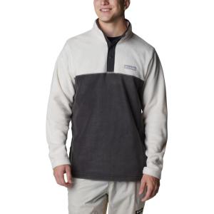 Columbia mens Steens Mountain Half Snap(Shark/Chalk/Shark)