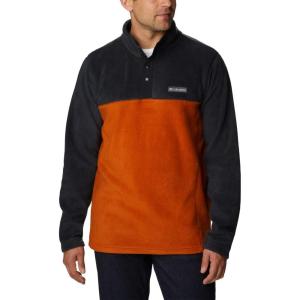 Columbia mens Steens Mountain Half Snap(Warm Copper/Black)