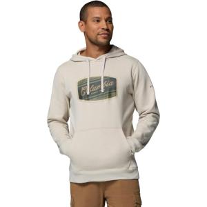 Columbia mens Trek Hoodie(Dark Stone/Columbia Badge Label)