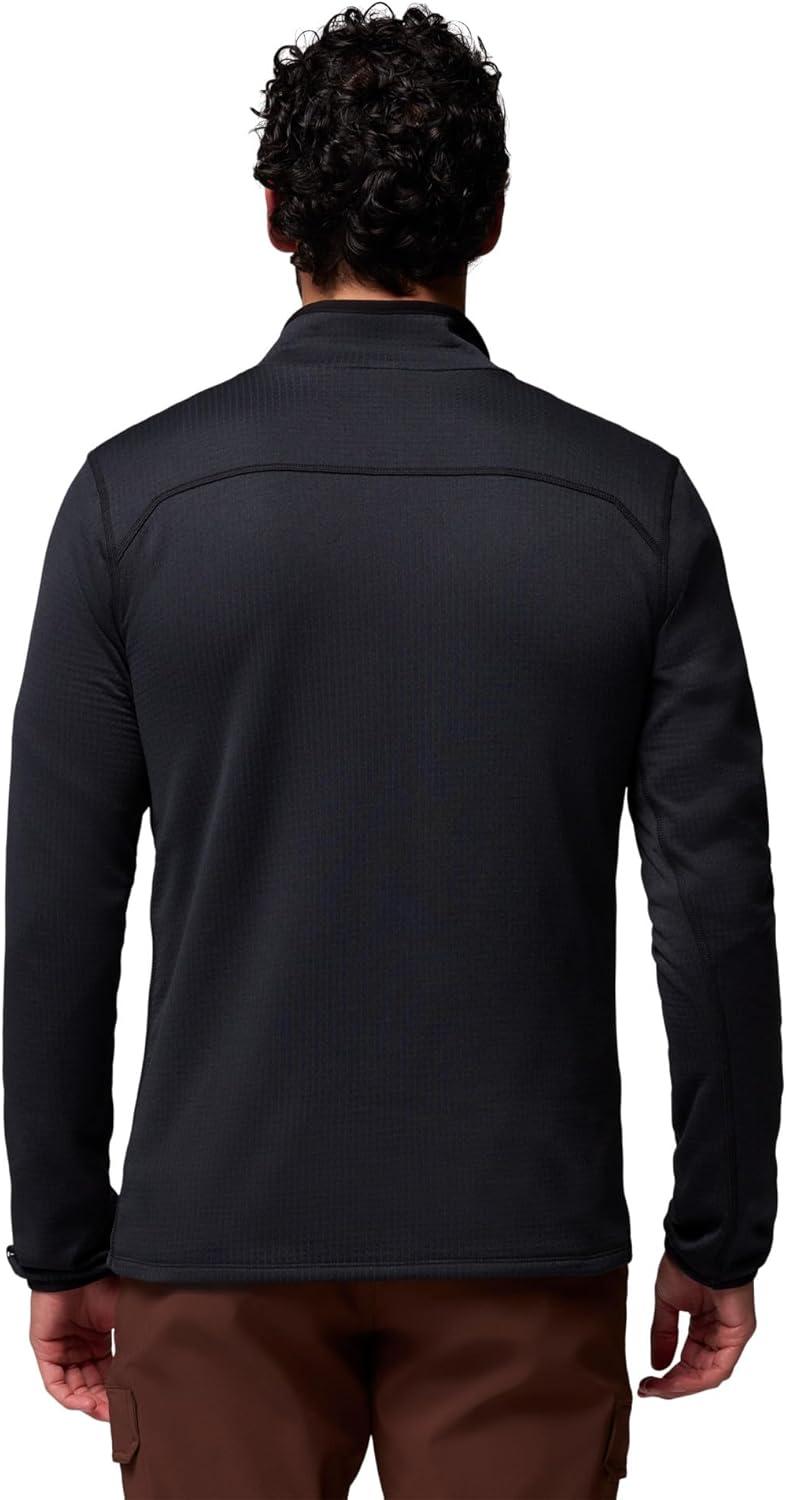 imageColumbia Mens Essential Hike Grid Fleece Half ZipBlack