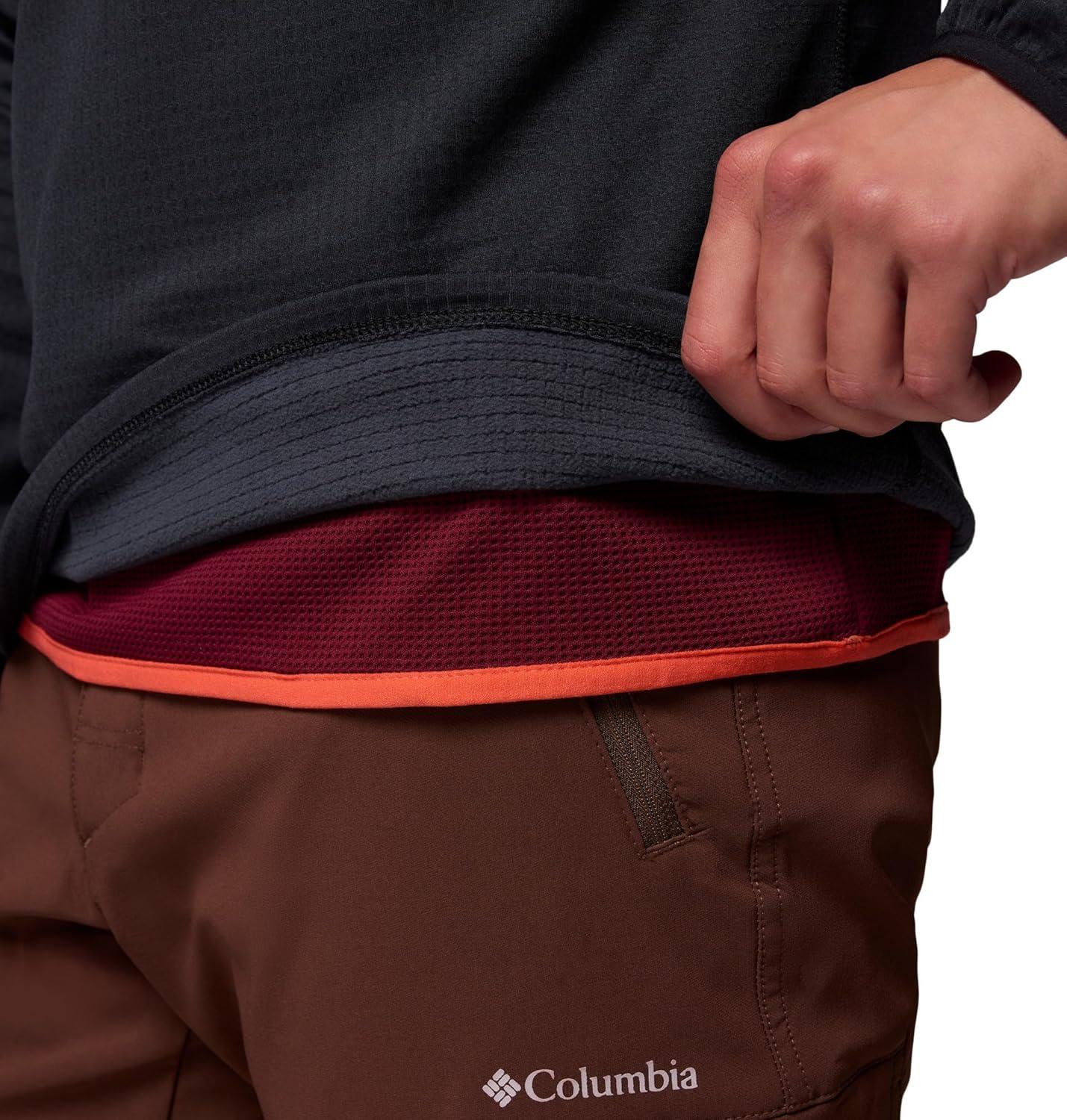 imageColumbia Mens Essential Hike Grid Fleece Half ZipBlack