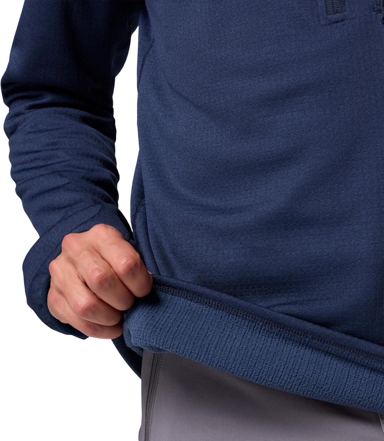 imageColumbia Mens Essential Hike Grid Fleece Half ZipCollegiate Navy
