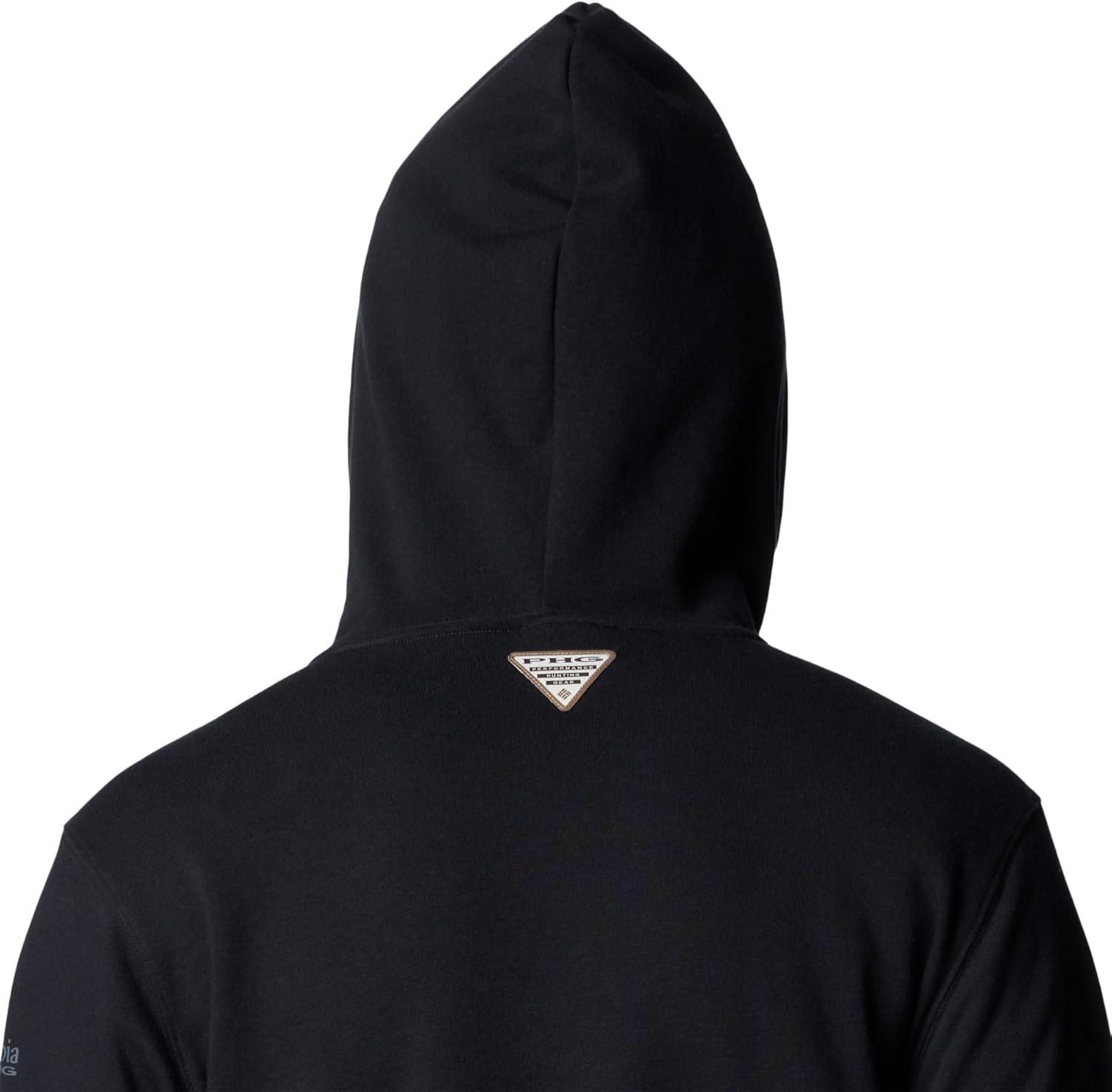 imageColumbia Mens Phg Hunt Star HoodieBlackGraphite Buck Star
