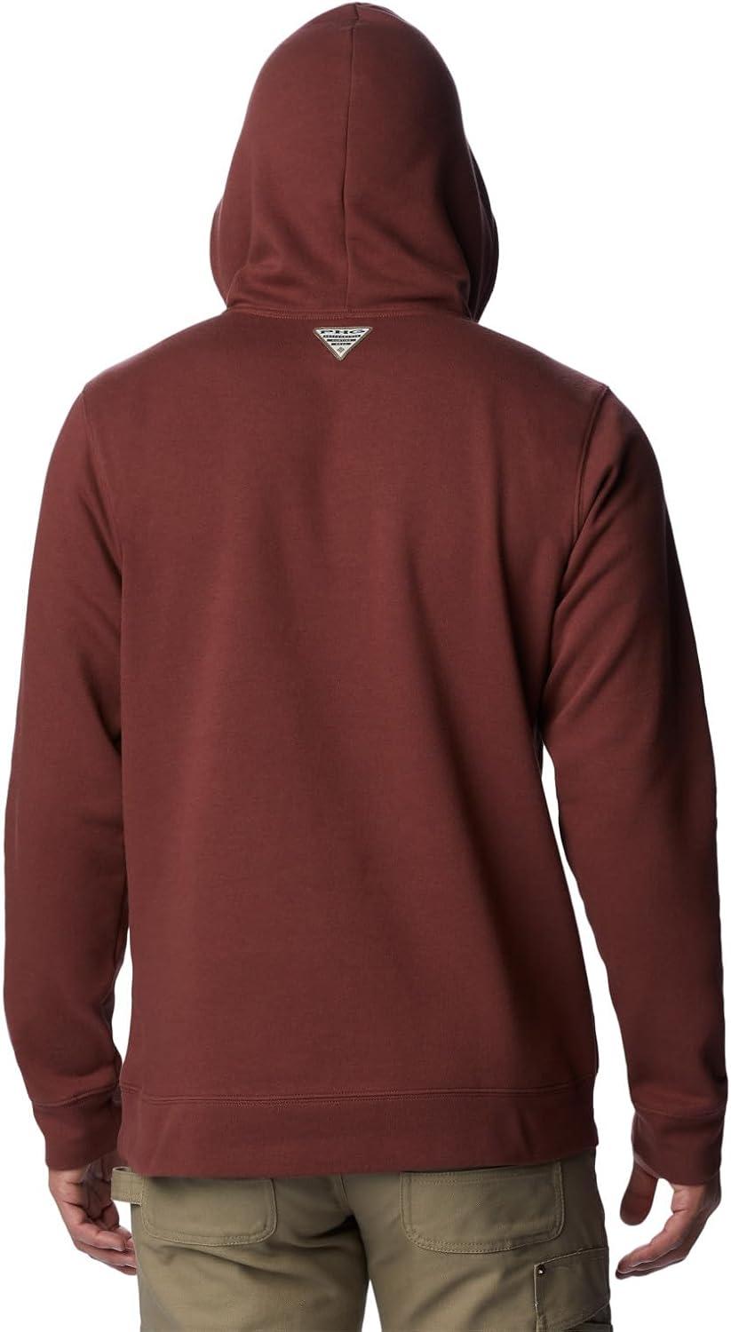 imageColumbia Mens Phg Hunt Star HoodieRed RocksDark Stone Hunt Tree