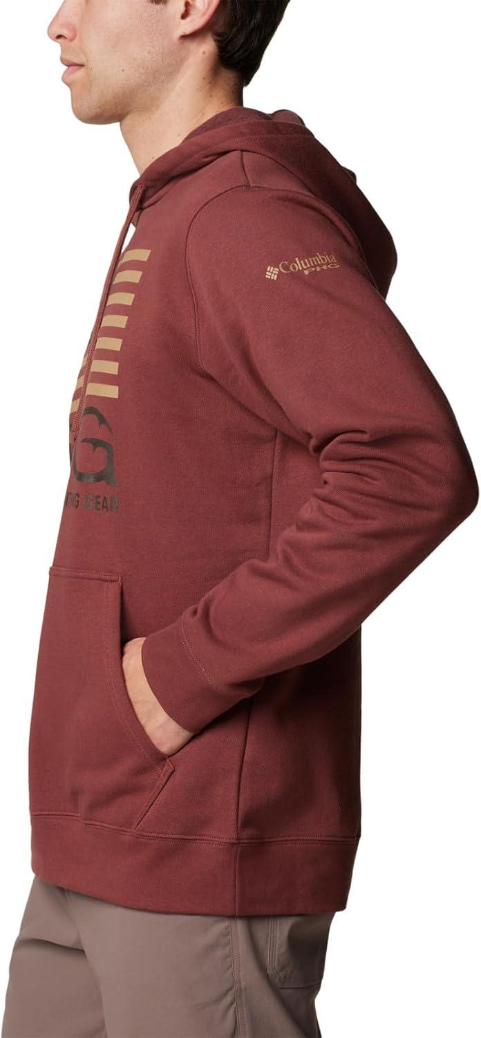 imageColumbia Mens Phg Hunt Star HoodieRed RocksSahara Dog Star