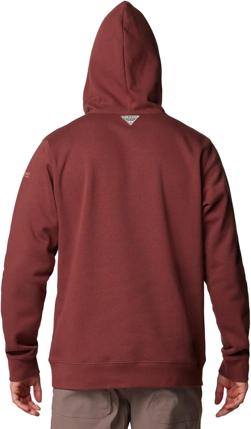 imageColumbia Mens Phg Hunt Star HoodieRed RocksSahara Dog Star