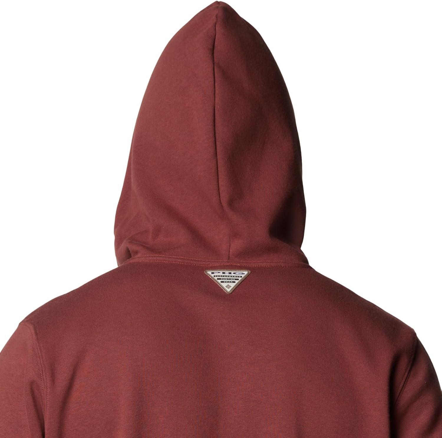 imageColumbia Mens Phg Hunt Star HoodieRed RocksSahara Dog Star