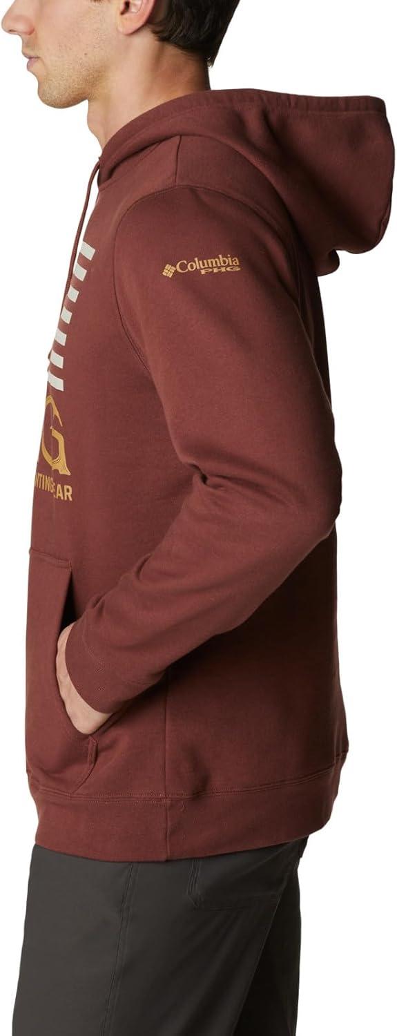 imageColumbia Mens Phg Hunt Star HoodieRed RocksSahara Duck Star