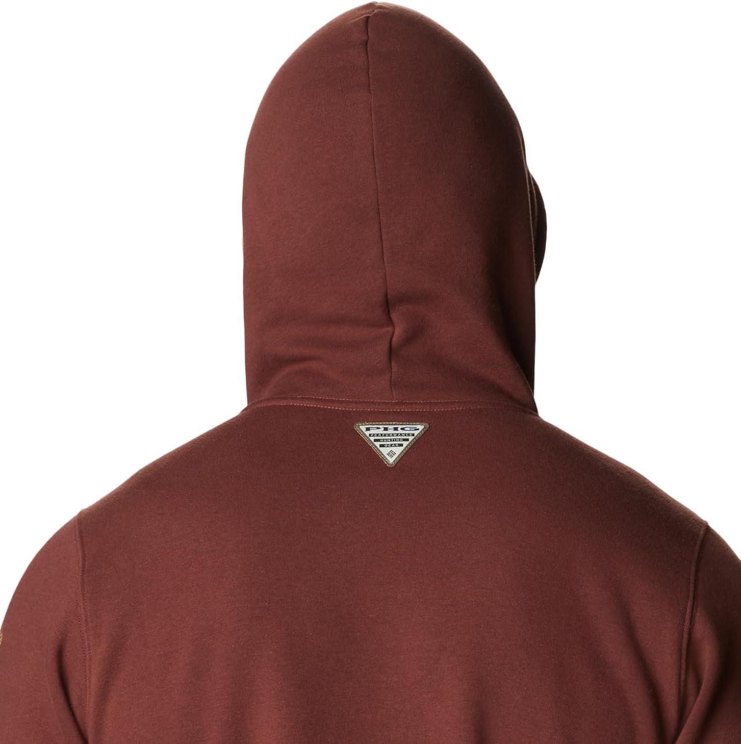 imageColumbia Mens Phg Hunt Star HoodieRed RocksSahara Duck Star