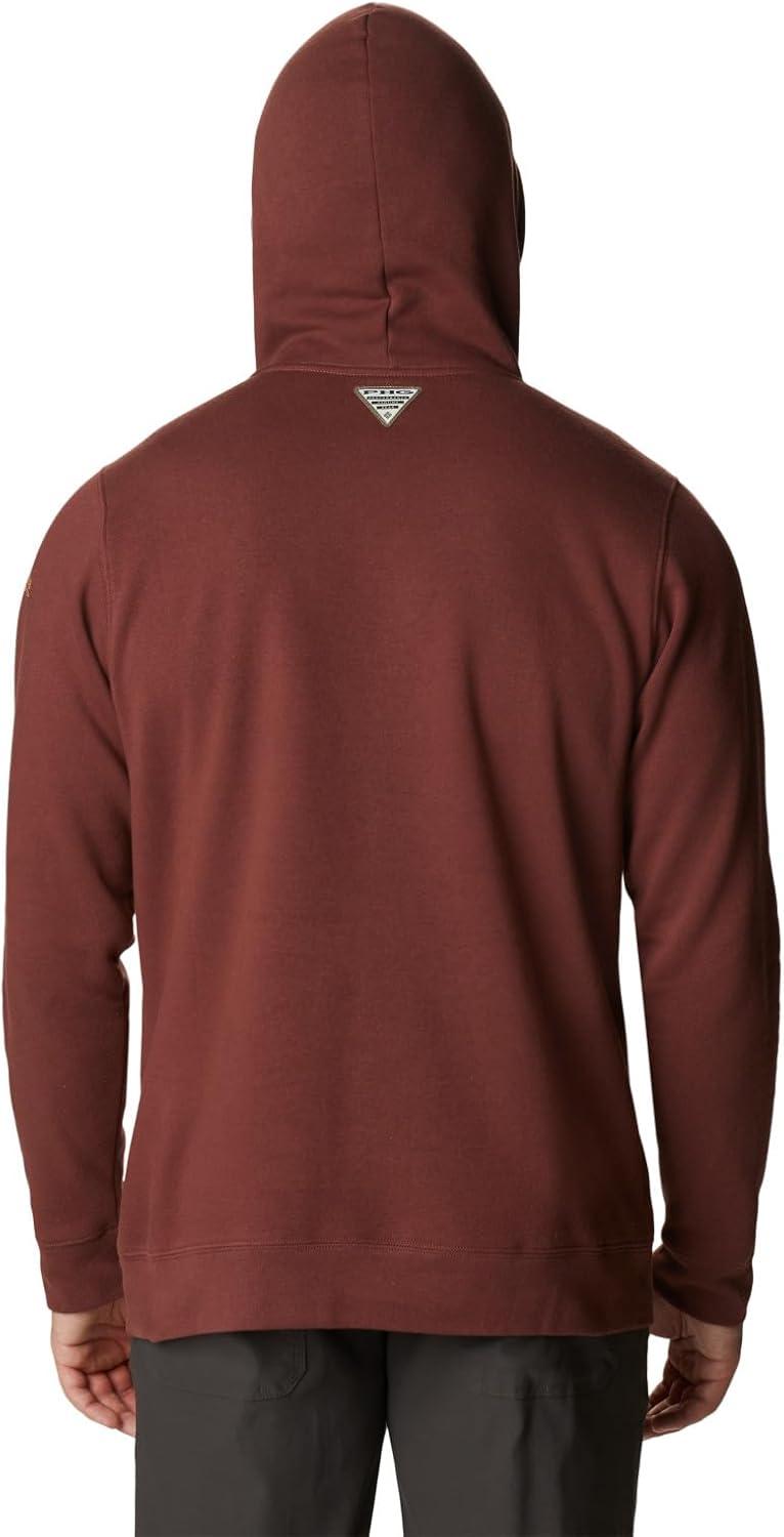 imageColumbia Mens Phg Hunt Star HoodieRed RocksSahara Duck Star