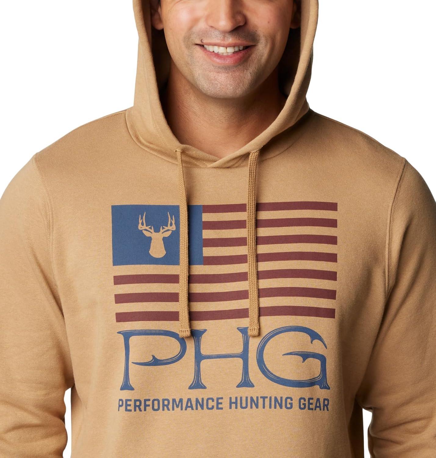 imageColumbia Mens Phg Hunt Star HoodieSaharaZinc Buck Star