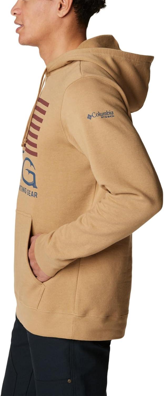 imageColumbia Mens Phg Hunt Star HoodieSaharaZinc Dog Star