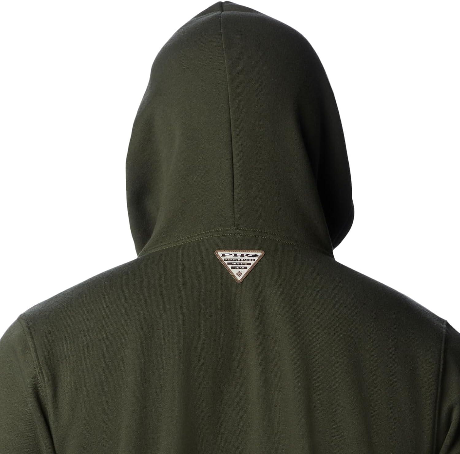 imageColumbia Mens Phg Hunt Star HoodieSurplus GreenDark Stone Hunt Tree